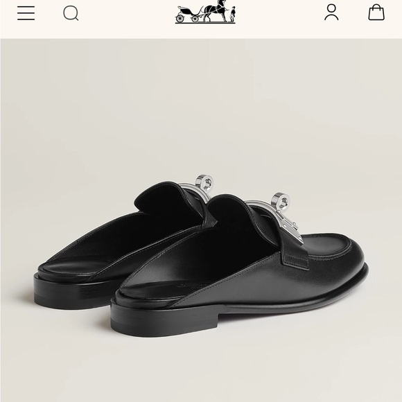 Hermes Iota mule black - Picture 2 of 9